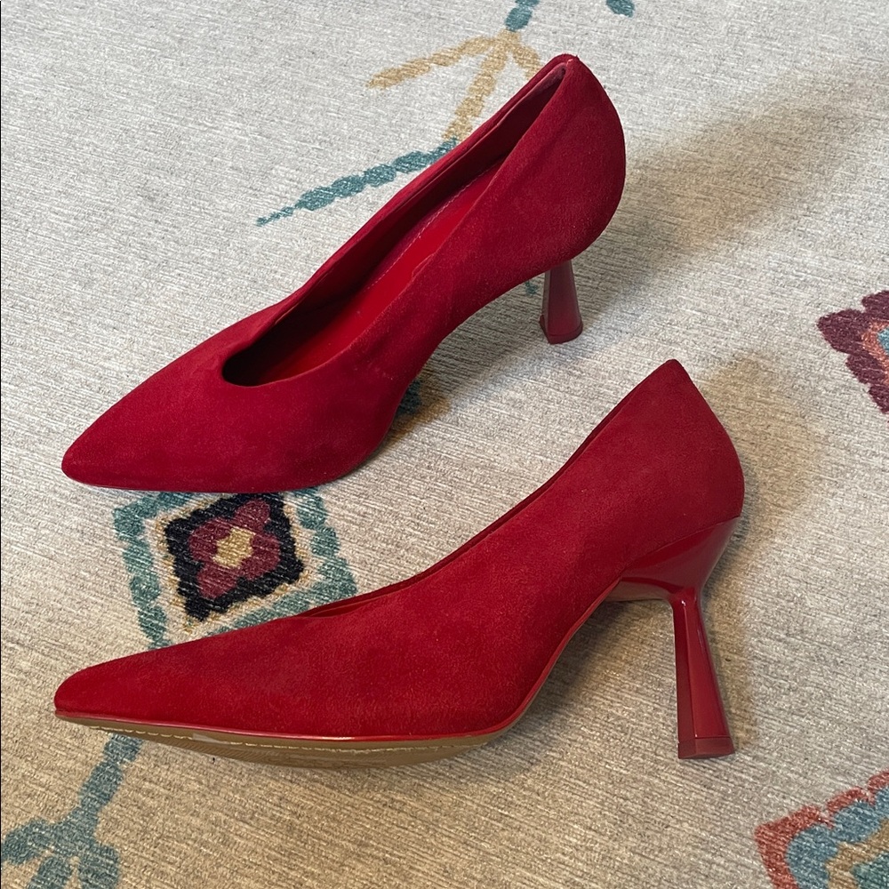 Vince Camuto Tendira Flared heel pumps